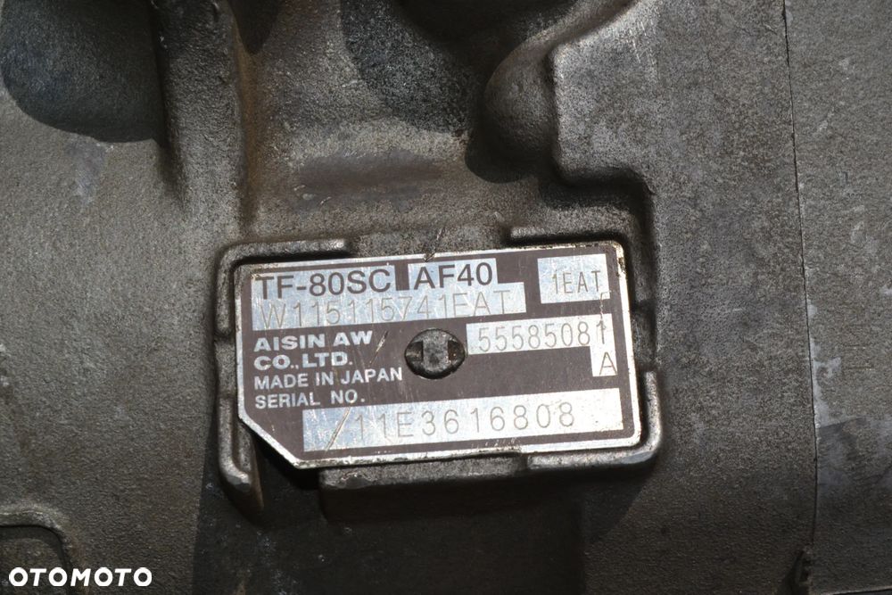 OPEL INSIGNIA 2,0 CDTI AUTOMATYCZNA SKRZYNIA BIEGÓW 55585081A POMORSKIE - 6
