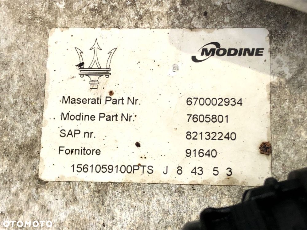 CHŁODNICA OLEJU - 313.00 PLN - MASERATI QUATTROPORTE VI 2012 - 2022 3.0 S Q4 302 kW [411 KM] - 3