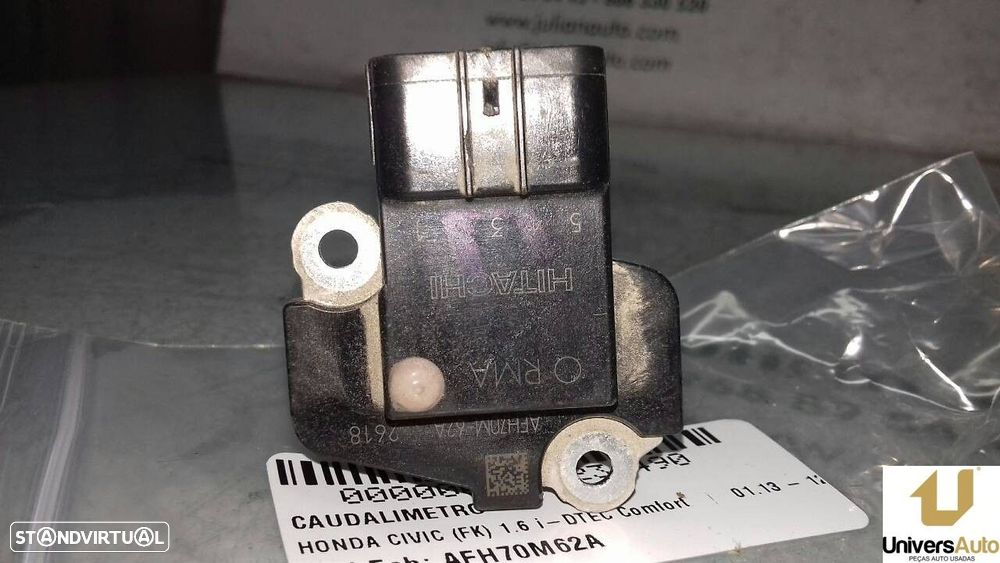 MEDIDOR DE MASSA DE AR HONDA CIVIC IX 2014 -AFH70M62A - 3