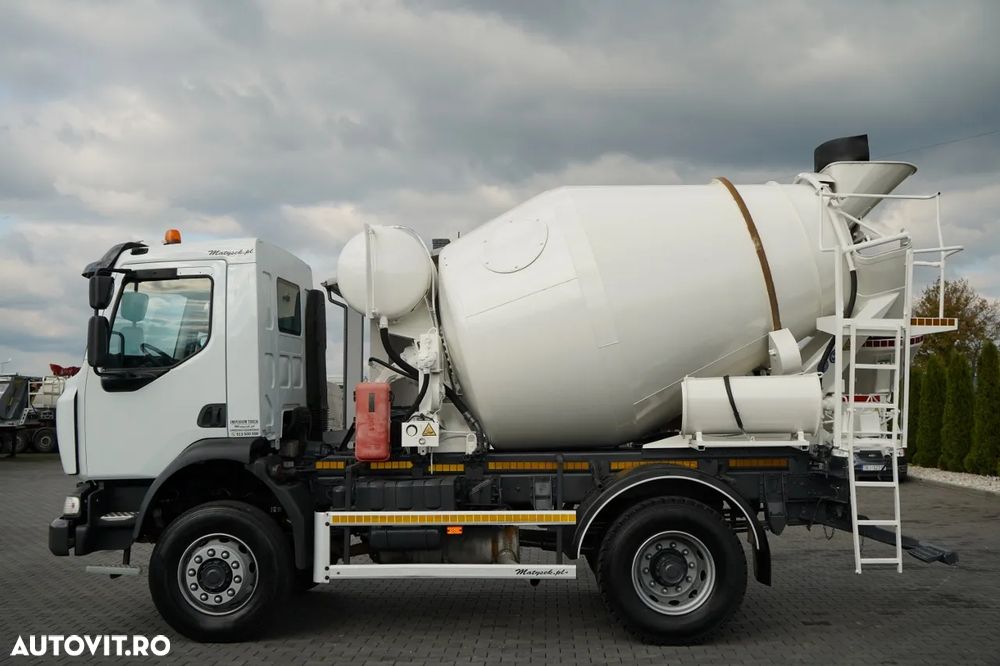 Renault KERAX / 4x4 / BETONIERĂ 5m³ / MANUALĂ / - 5