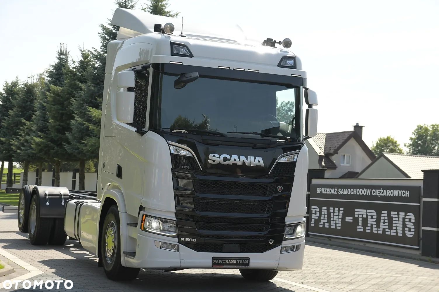 Scania R580///* V8///* 2017///* RETARDER///* 26000KG///* WIDELEC///* RAMA DO ZABUDOWY///* FUL LED///* SKÓRA///* SUPER ZADBANA! - 1