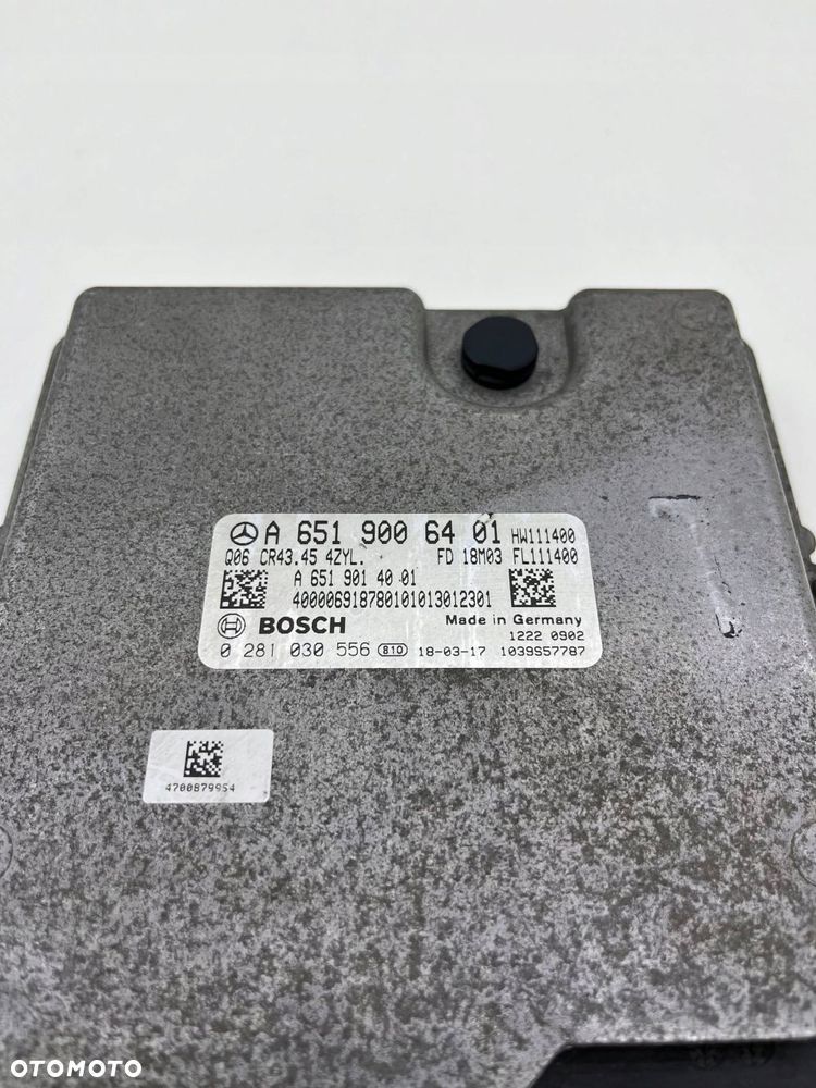 MERCEDES W205 X253 MODUŁ KOMPUTER STEROWNIK SILNIKA ECU A6519006401 - 2