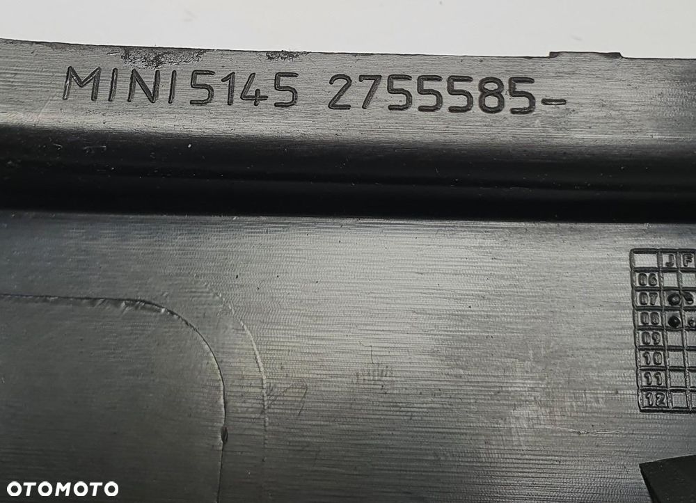 OSŁONA ZAŚLEPKA DESKI KONSOLI LEWA MINI COOPER R56 2755585 - 4