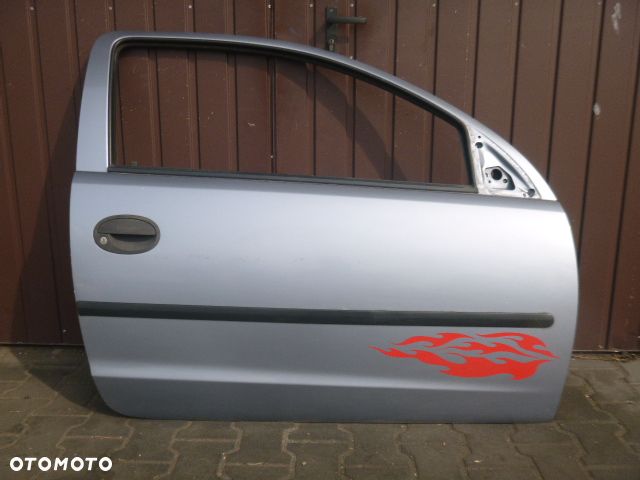 DRZWI PRAWY PRZÓD PRAWE PRZEDNIE KOMPLETNE OPEL CORSA C 3D Z163 - 5