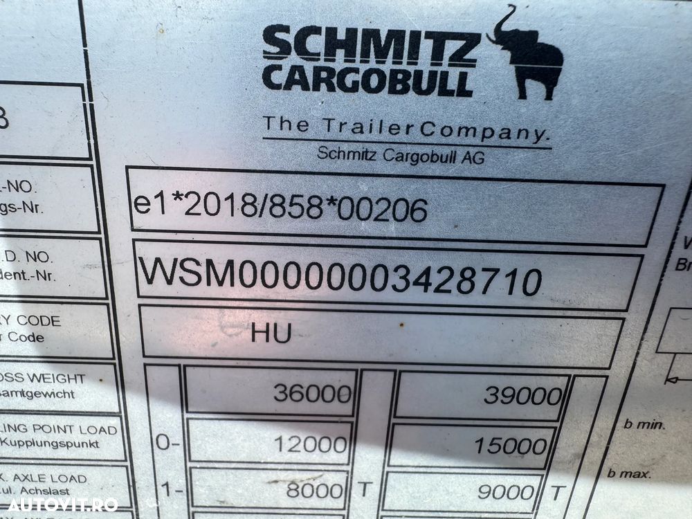 Schmitz Cargobull standard, scanduri aluminiu, XL, finanatare - 19