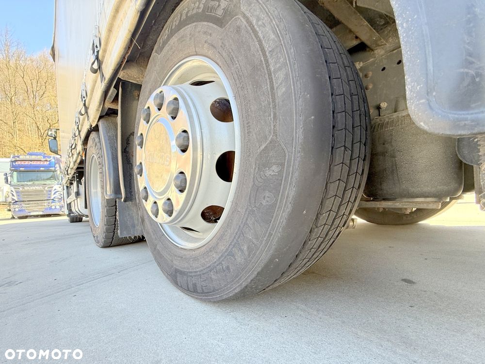 Scania R410 // 6x2 // 7,7m // Wózek Palfinger F3-203PX // Zawiesie // Dach podnoszony // Oś podnoszona // - 29