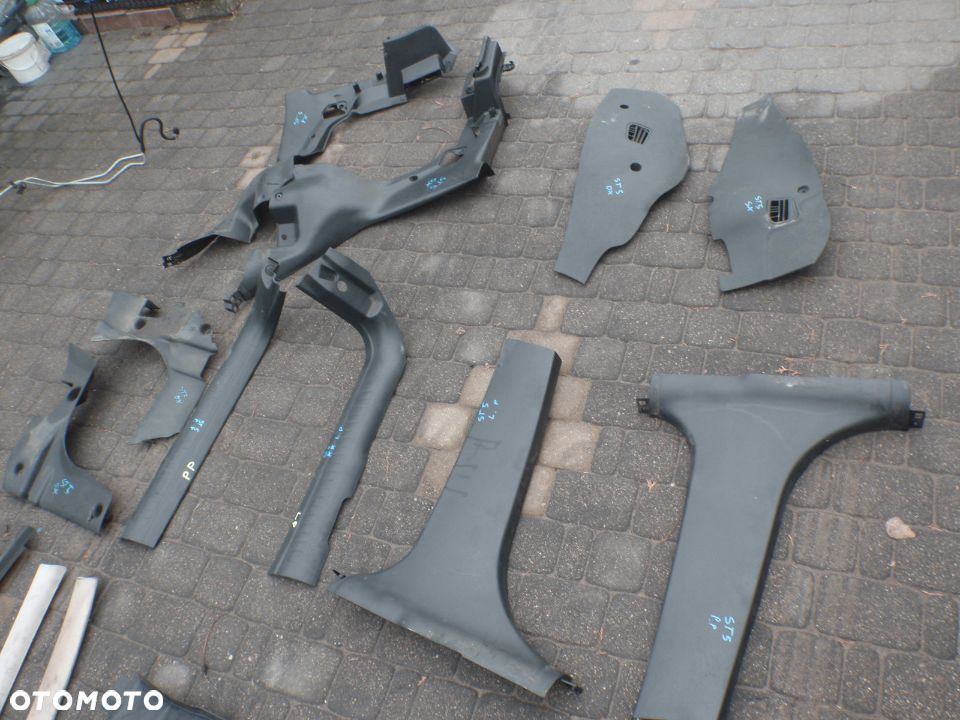 listwa progowa nakładka słupka plastik wnętrza fiat stilo 5d kombi posiadam wszystkie części - 2
