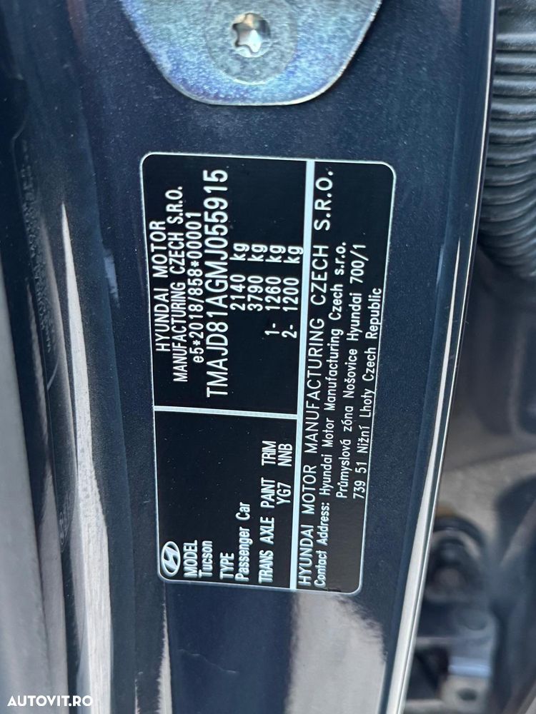 Hyundai Tucson 1.6 CRDi 48V-Hybrid 2WD DCT Trend - 16