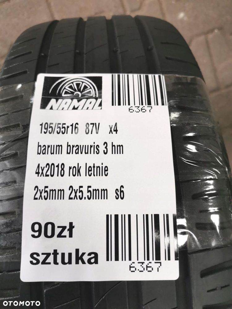 195/55r16 barum 2018 opony letnie 5,5mm 6367 - 10