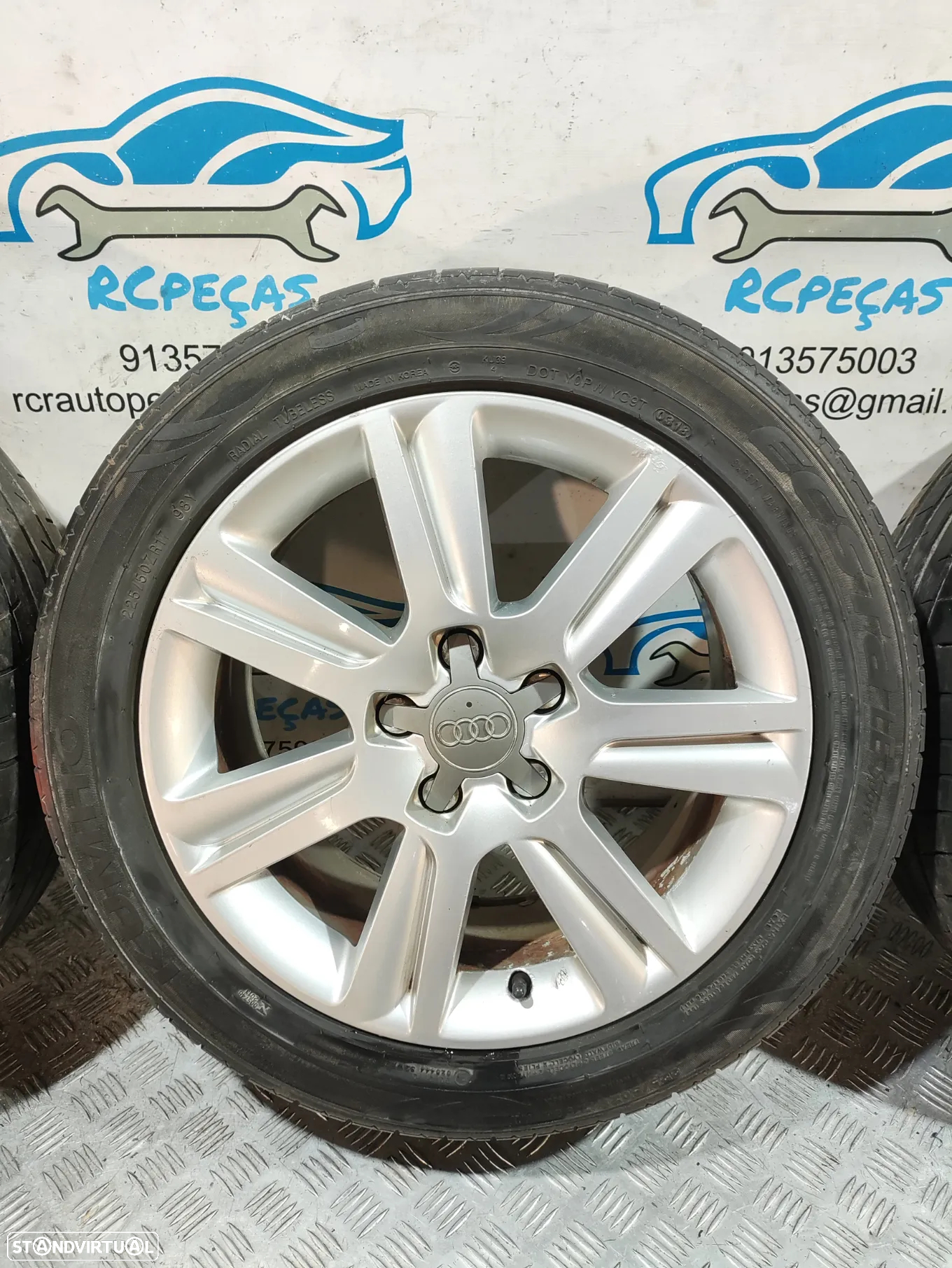 Conjunto Jantes 17 Originais Audi A4 B8 7,5J ET 45 5x112 - 6