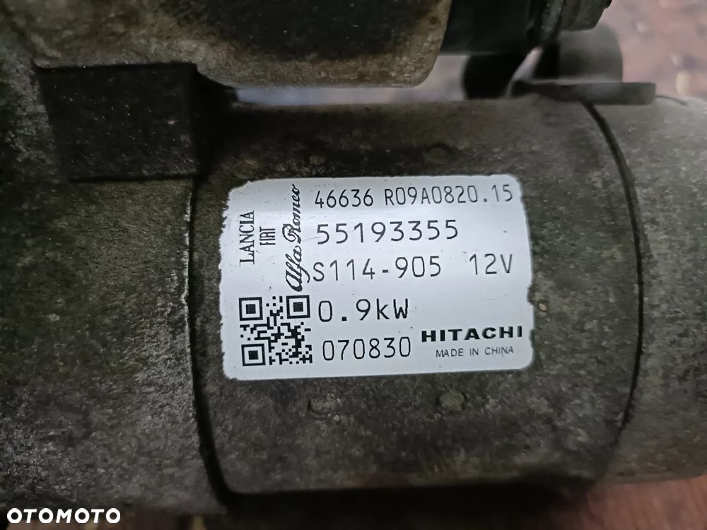 FIAT 500 07-14 1,2 B rozrusznik HITACHI 55193355 * - 4