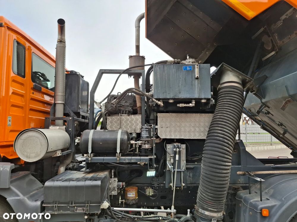 MAN TGM 18.250 Zamiatarka Kupper Weisser BROCK 2 Silniki Euro 5 Odchwaszczarka Szczotki L/R Szczotka Przednia EUnited PM10 Kamery - 18