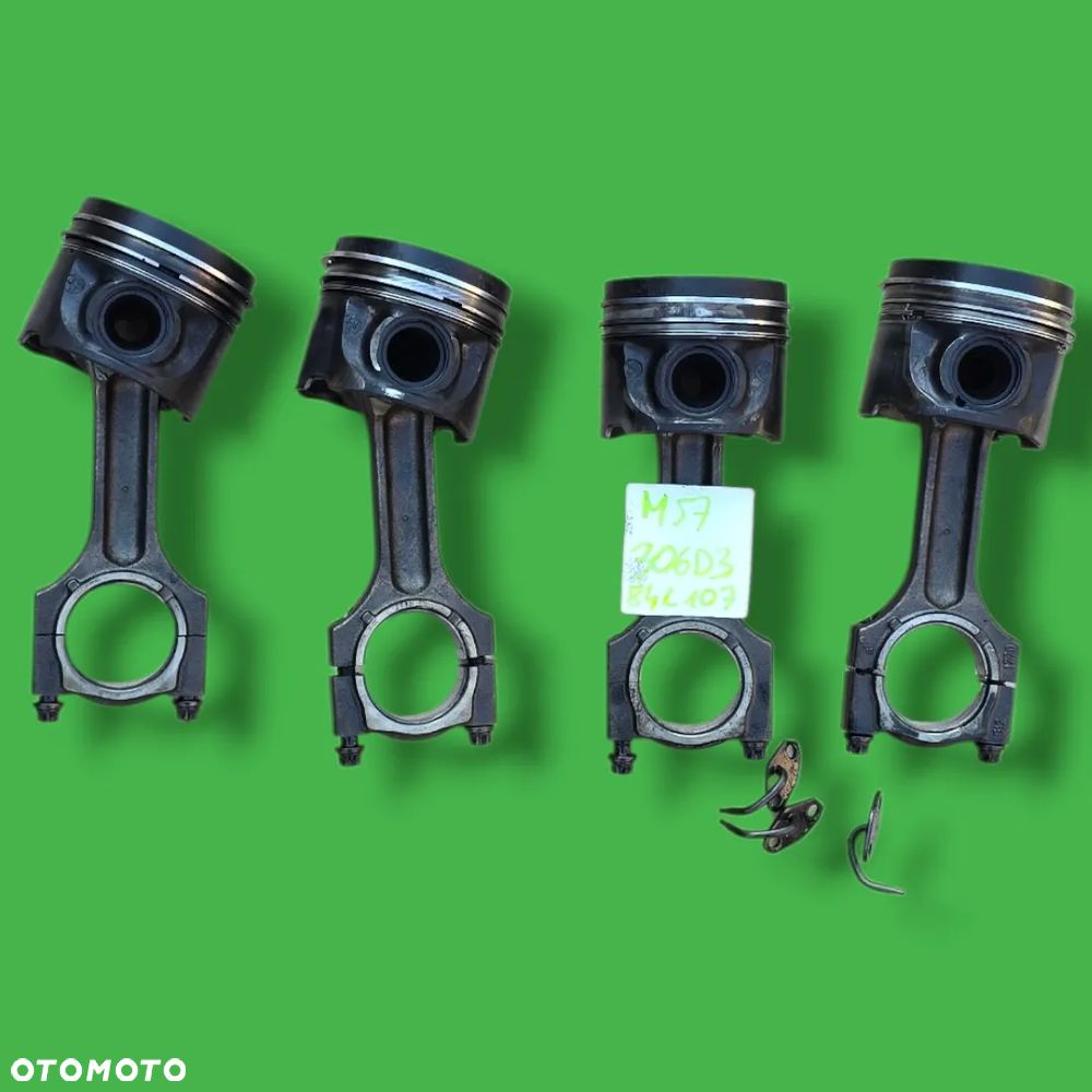 TŁOK KORBOWÓD KPL 84L107 BMW E60 E61 E65 E70 E71 E92 E90 E83 3.0D M57N 306D3 - 1