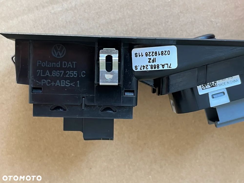 PRZEŁĄCZNIK SZYB LEWY PANEL VW T6.1 CARAVELLE DOKA TRANSPORTER 7LA868247S EU - 5