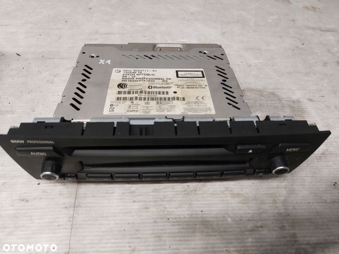 BMW 3 E90 E91 E92 E93 X1 E84 E81 E87 E88 E82 RADIO CD BLUETOOTH 9283711 - 1