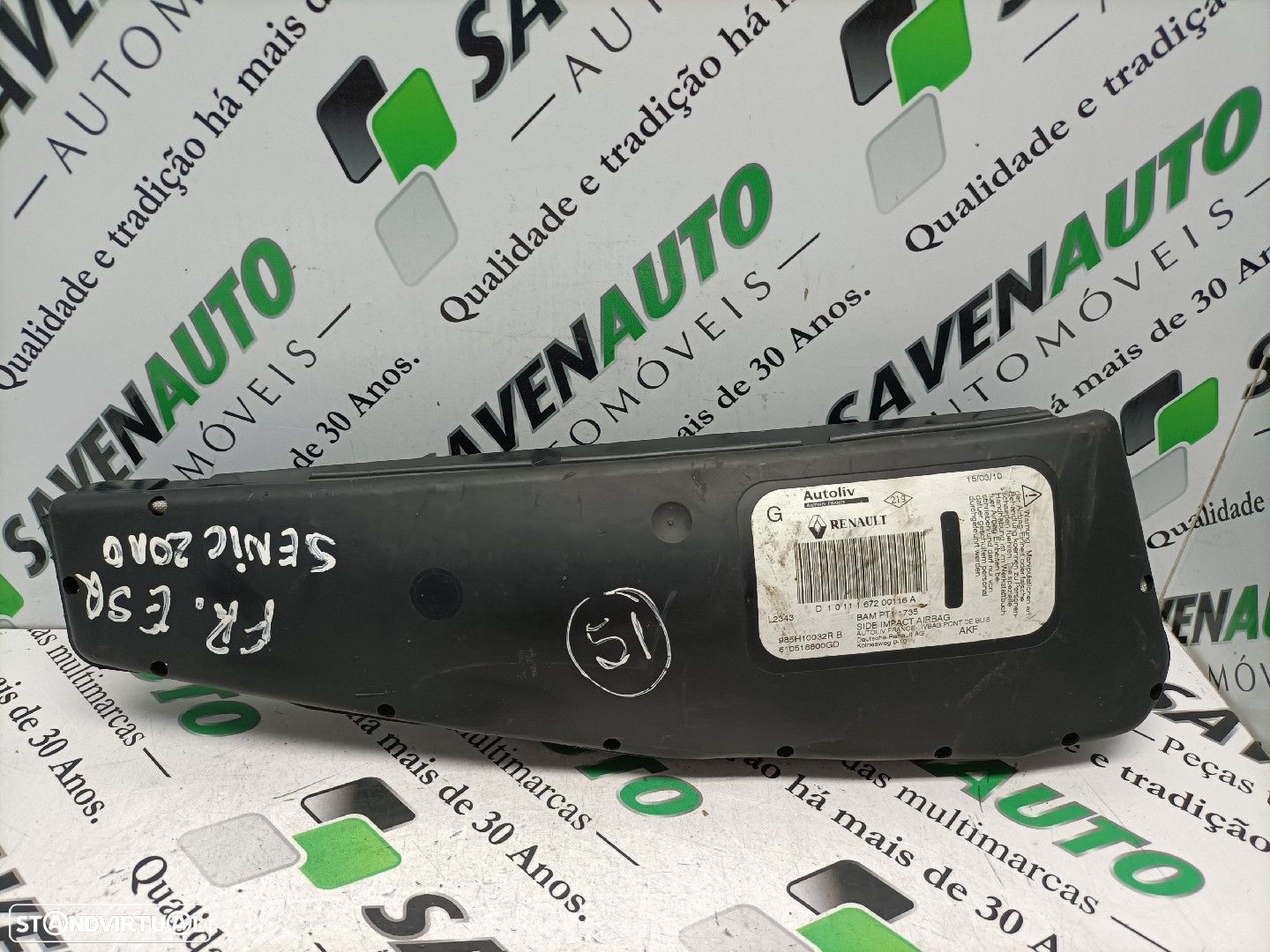 Airbag Banco  Renault Megane Iii Hatchback (Bz0/1_) - 1