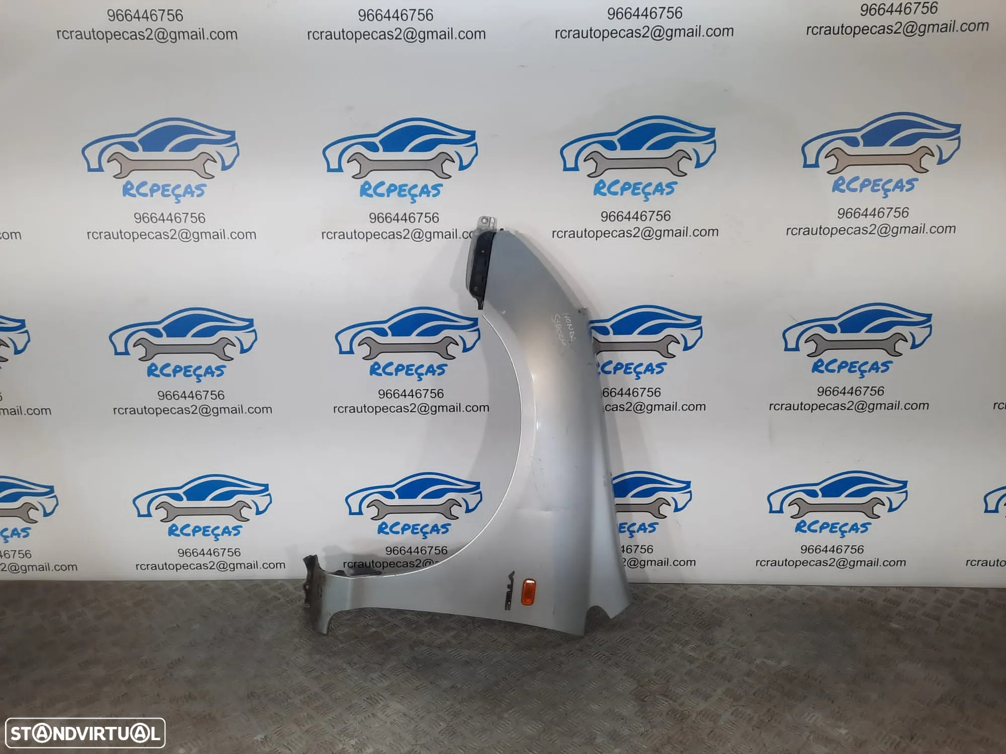 GUARDA LAMAS FRENTE FRONTAL DIREITO ESQUERDO HONDA CIVIC VII 7 MK7 GUARDA-LAMAS GUARDALAMAS ORIGINAL - 9