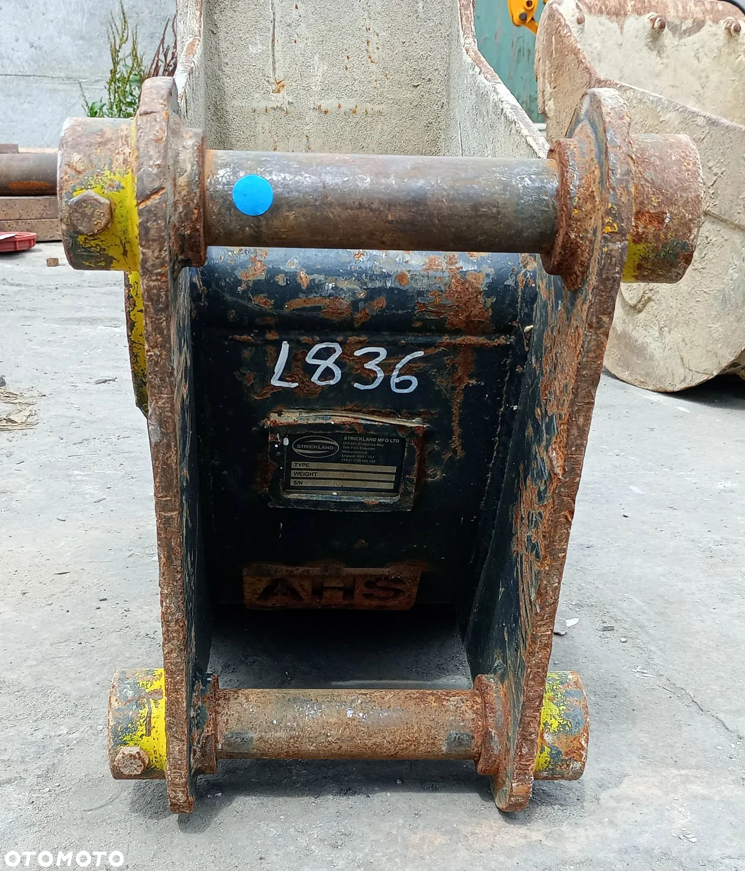 ŁYŻKA KOPIĄCA z lemieszem Stricland 12", 4-6 Ton - 6