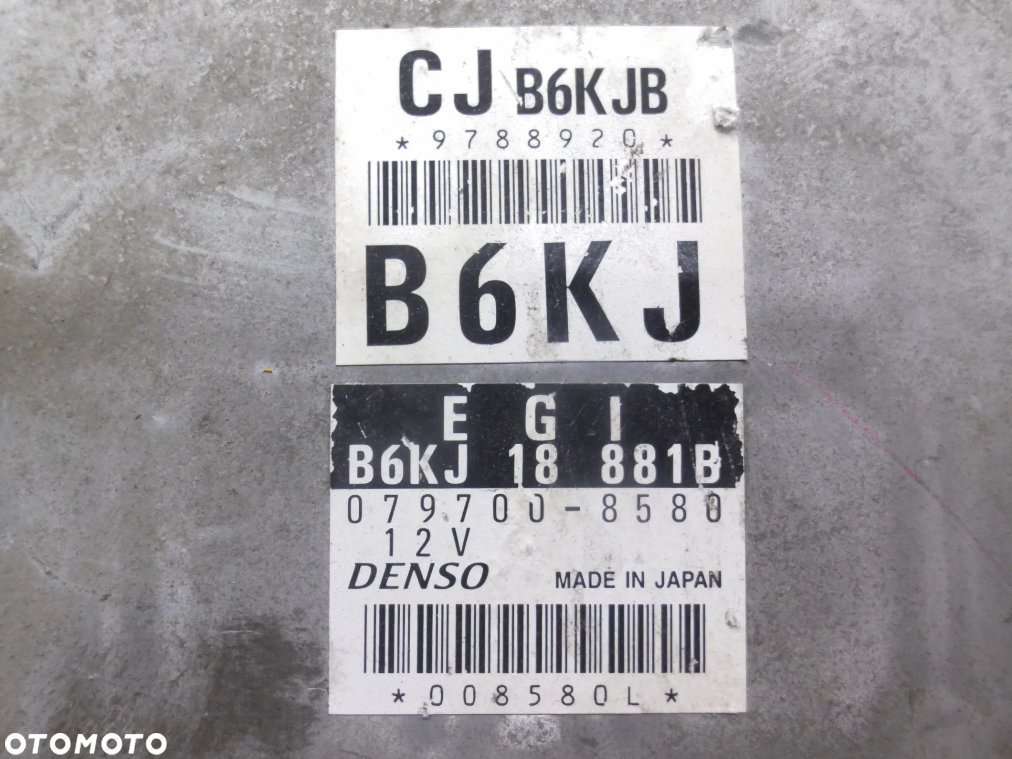 Sterownik B6KJ18881B Mazda Denso CX-3, CX-5, Demio, MPV, MX-3, MX-5, Premacy, RX-8, Xedos, 121, 2, 3, 323, 5, 6, 626 079700-8580 - 2