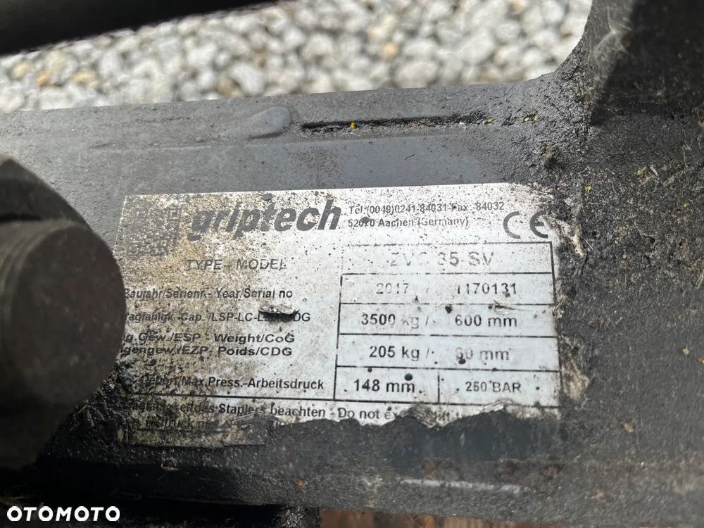 Pozycjoner wideł Griptech ZVC35-SV ID OS1326SLO - 6