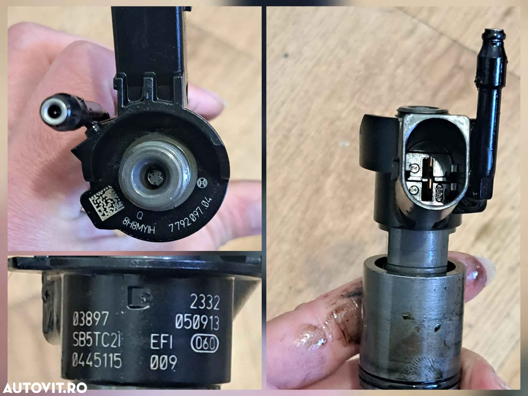 Injector injectoare Rampa injectoarea originale Bmw Seria 7 E65 745d - 3