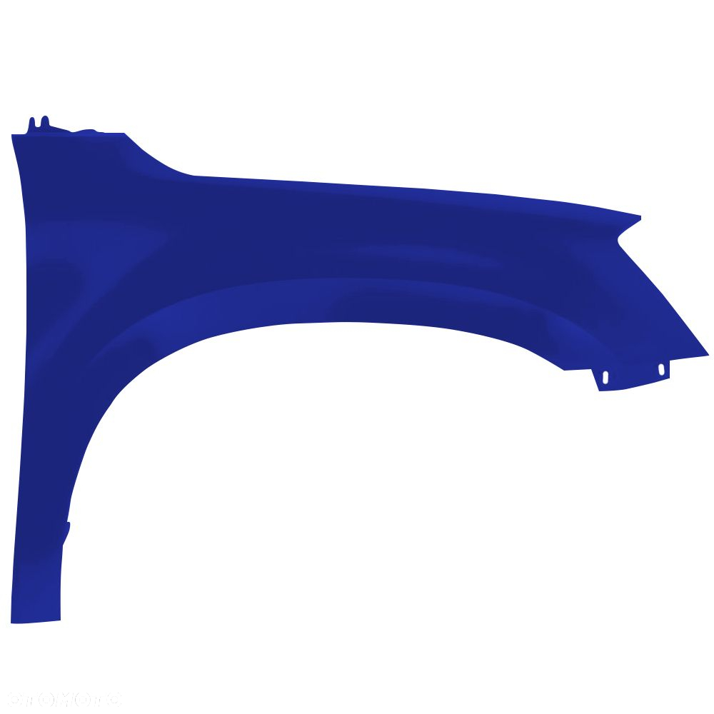 BLU Błotnik SKODA YETI 5L LF5A prawy przód niebieski 2009-2013 PacificBlau - 2