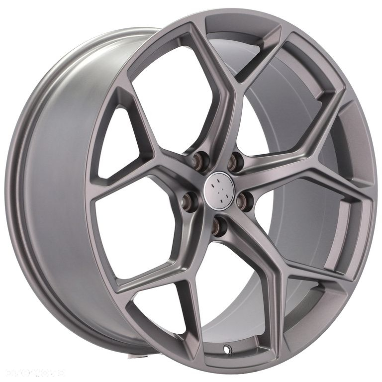 4x Felgi 22 5x112 m.in. do AUDI Q7 4M Q8 4M RS6 C7 S8 D4 SQ7 SQ8 Czarne Półmatowe - I5598 - 8