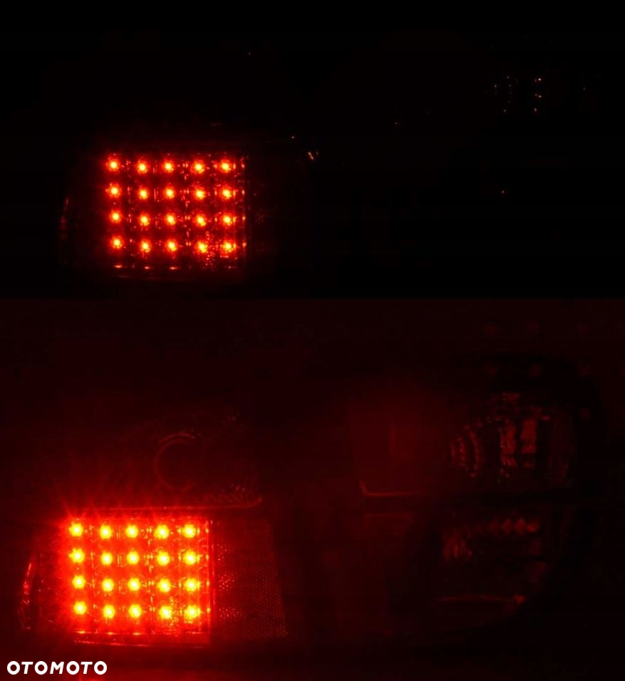 Lampy tyl kpl Led Diodowe Diody Tuning Black Czarny Seat Leon I 1 1m 99-04 - 4