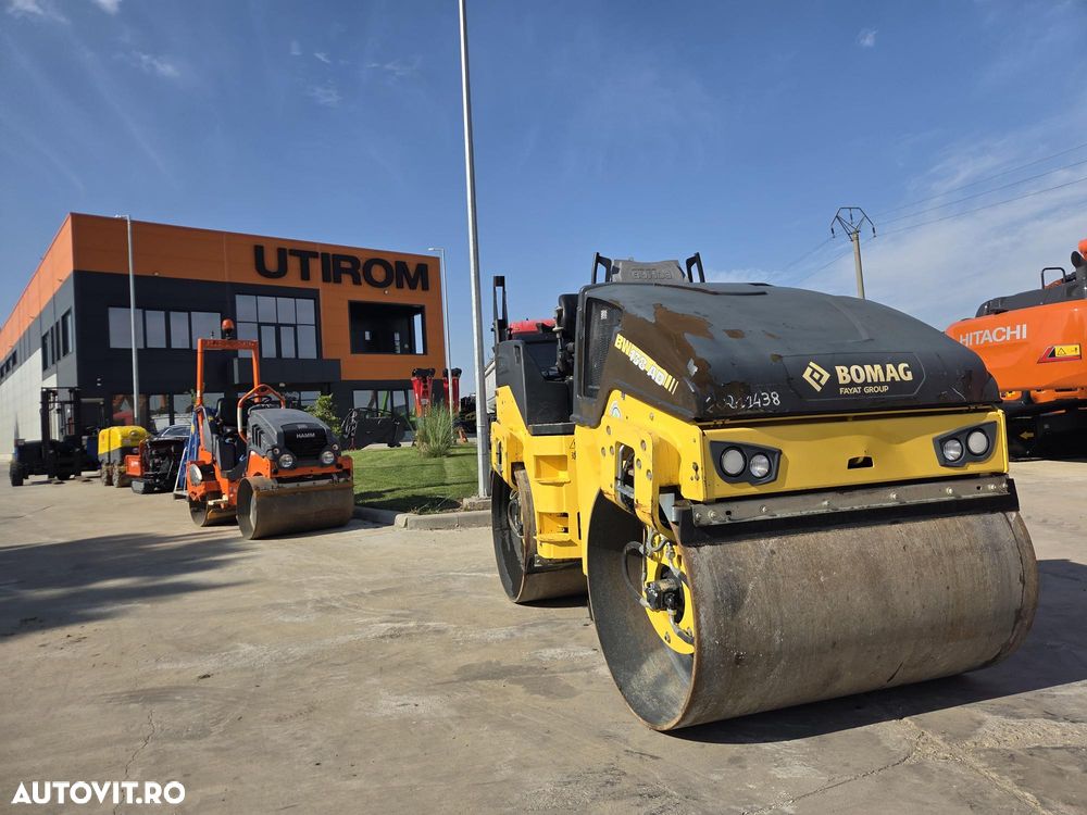 Bomag BW136, 2021, 836h, Masa operationala 5,5 tone, latime tambur 1,4m, motor Kubota 50CP, CE, Lung 2,8m, inalt 2,7m, produs si rulat in GERMANIA, posibilitate leasing 4 ani-PROMOTIE 29.900 EUR+Tva - 39
