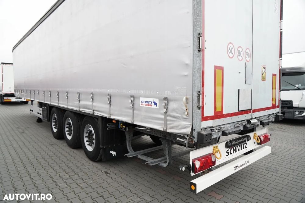 Schmitz Cargobull CORTINĂ / STANDARD / ACOPERIȘ RIDICAT / PUNȚĂ RIDICATĂ / - 11