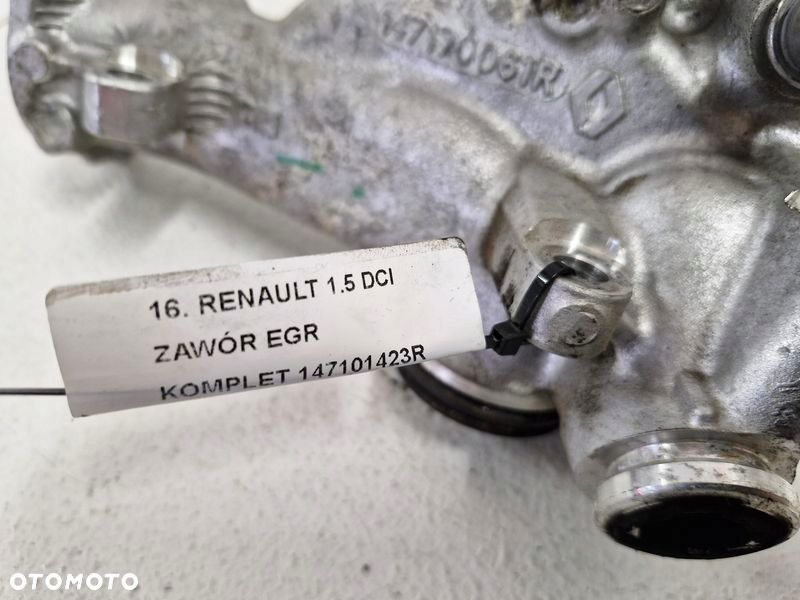 sandero 2 ii megane iv 1.5 blue dci zawór egr obudowa 147101423r 147170061r - 4