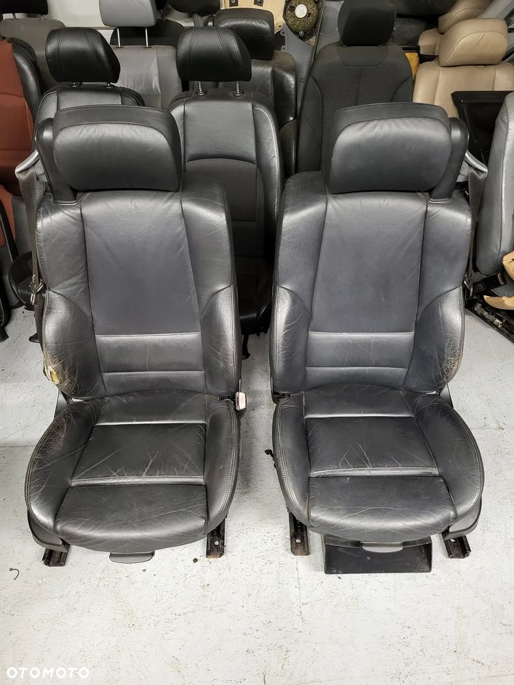 BMW E46 CABRIO FOTELE PRZÓD LEWY PRAWY SKÓRA SPORTSITZE UK - 1