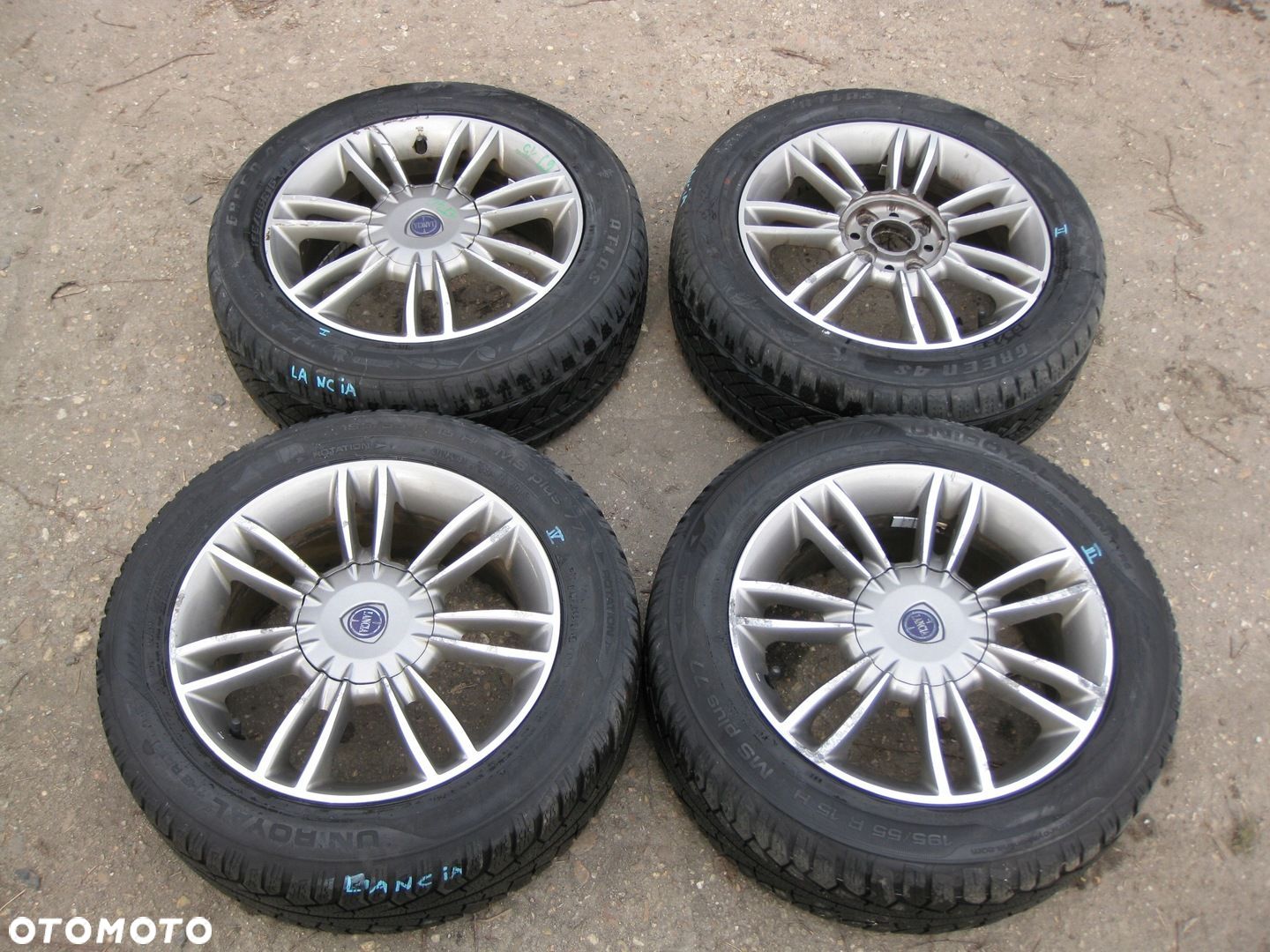 LANCIA YPSILON FELGI ALUMINIOWE 6J x15 ET40 4x98 735425975 KOMPLET - 1