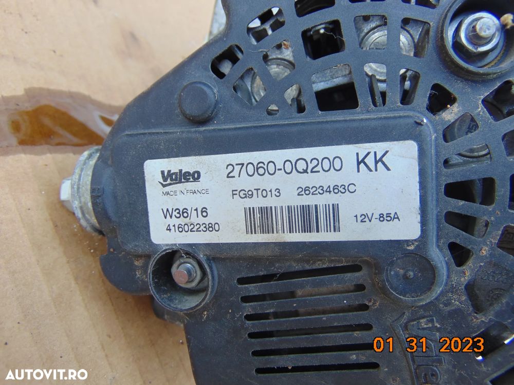 Alternator Toyota yaris 1.0 euro 6 Aygo yaris 3 p13 dezmembrez - 2
