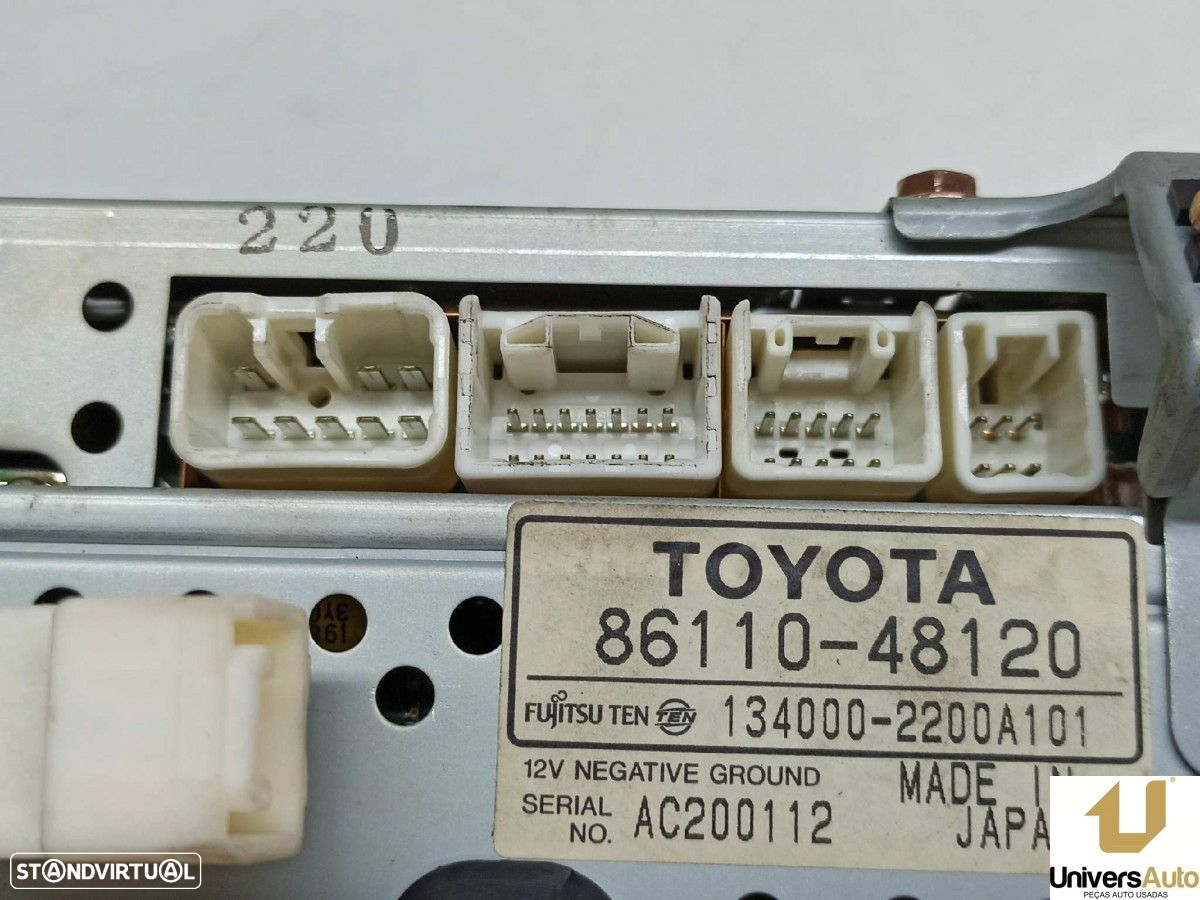 SISTEMA NAVEGAÇÃO GPS LEXUS RX 300(MCU35) LUXURY - 6