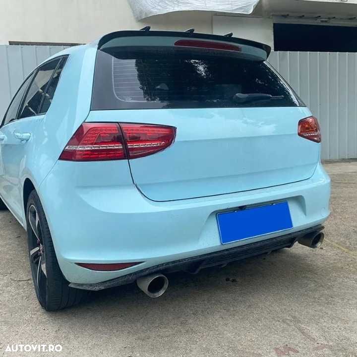 Difuzor Sport Bara Spate Evacuari Simple Volkswagen VW Golf 7 MK7 7.5 - 7