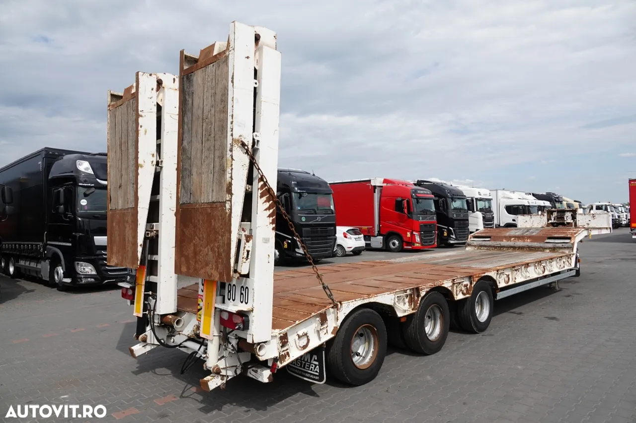 Castera CAMION CU ÎNCĂRCARE MICĂ CASTERA / 3 AXI / AXĂ DE DIRECȚIE / SUPRACARCĂRI HIDRAULICE / TROLIU / IMPORTAT - 6