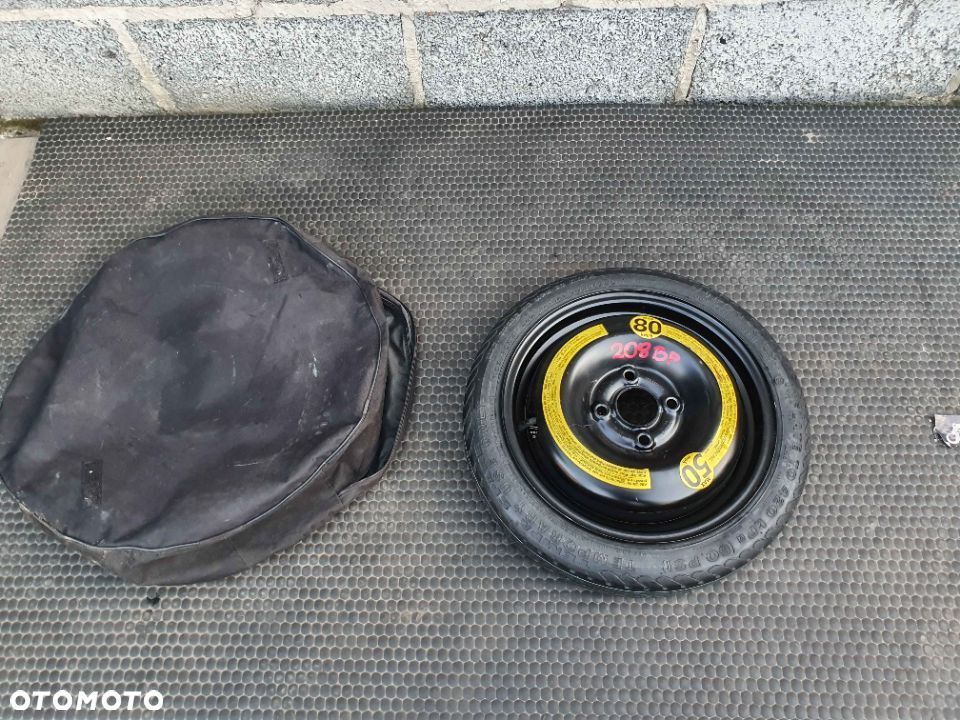 Kolo Dojazdowe Dojazdowka Zapasowe 4x100 VW Seat 3.5J R14 ET42 Pokrowiec - 2