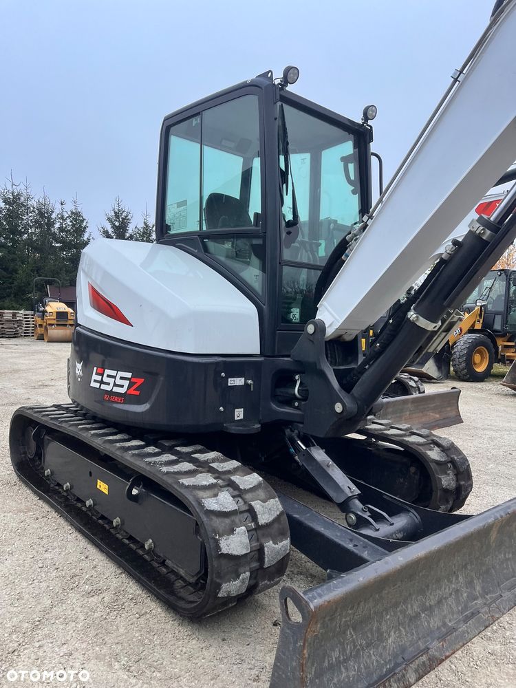 Caterpillar Minikoparka BOBCAT E55Z 23r E60 5 6 tony dodatk linie hydr e35 e 34 e35z cat 304 303,5 serwisowana 1 wł koparka gąsienicowa Cat 303.5 304 305 305.5 306  Kubota 3,5tony - 3