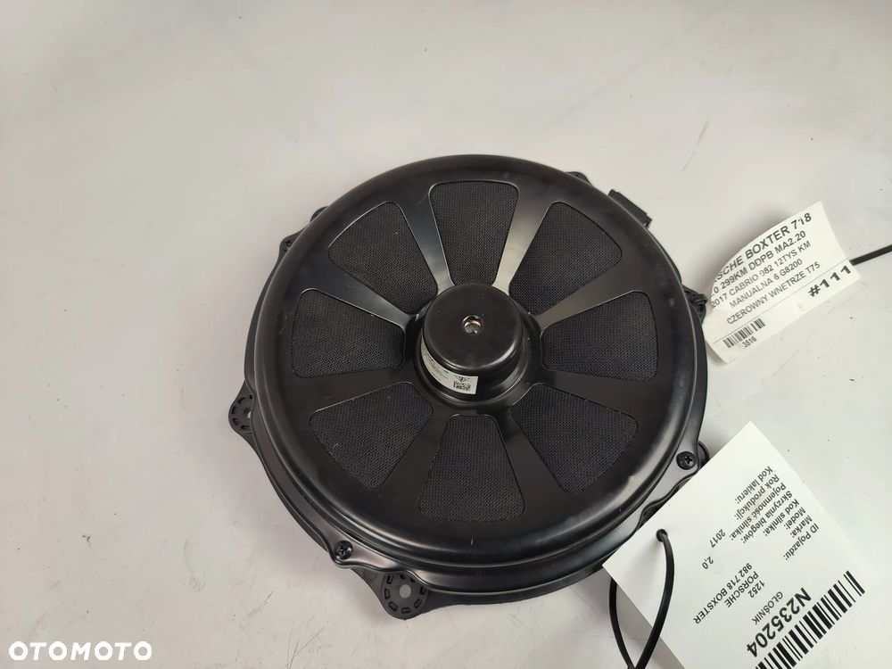 Głośnik drzwi przednich 7PP035454N Porsche Boxtser 718 2017r. - 1