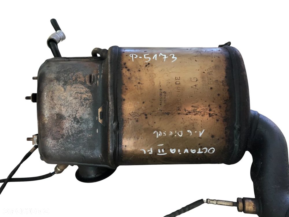 Katalizator Filtr Cząstek DPF Skoda Octavia II FL Vw Golf VI Seat 1.6 D 5N0131765A - Gwarancja Wysyłka - 1