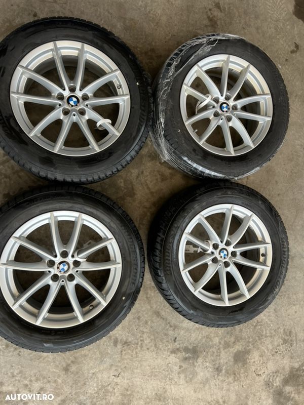 vând set jante originale BMW X3 G01 pe 18” cu anvelope de iarnă cu runflat - 1