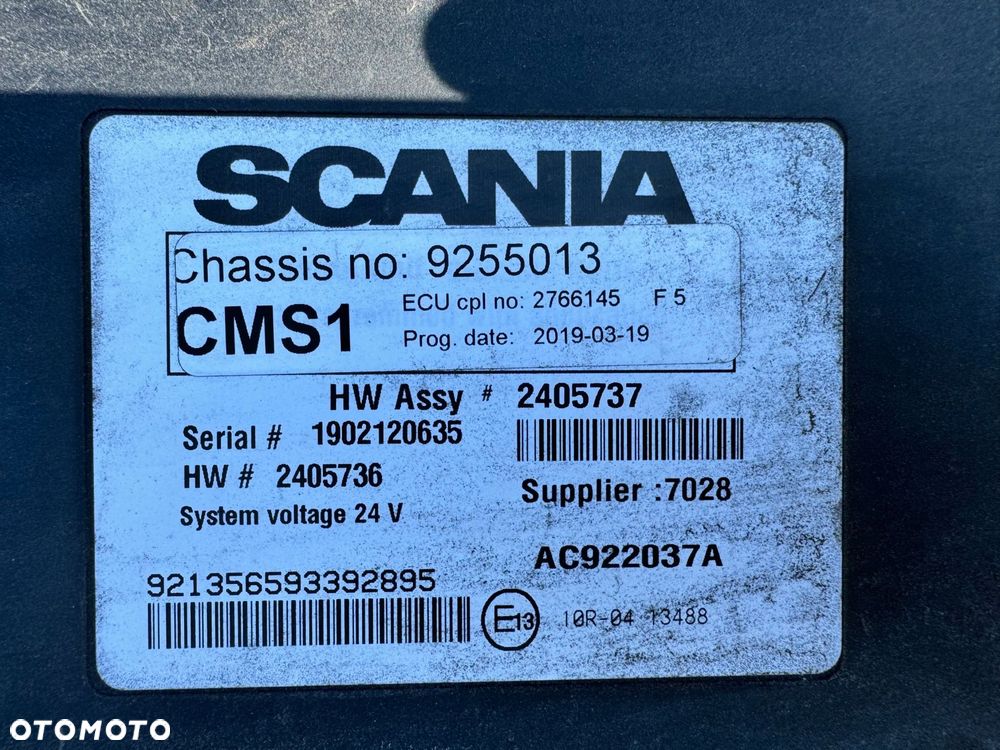 sterownik ecu scania ng 2405737 - 2