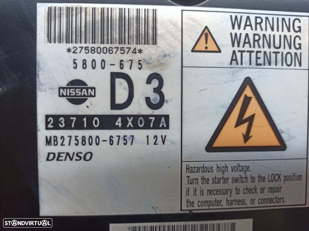 CENTRALINA DO MOTOR UCE NISSAN NAVARA PICK-UP (D40M) KING CAB SE 4X4 - 2