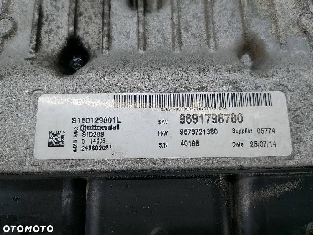 ZESTAW STARTOWY IMMO CITROEN JUMPER III 1383776080  9691798780  01099001 - 12