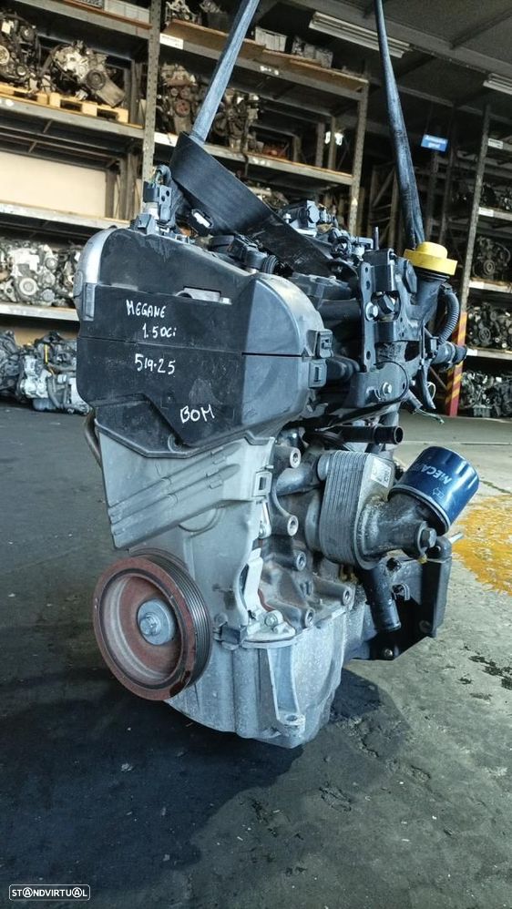 MOTOR COMPLETO | RENAULT MEGANE III três volumes | 09 - | Ref: K9K656 - 1