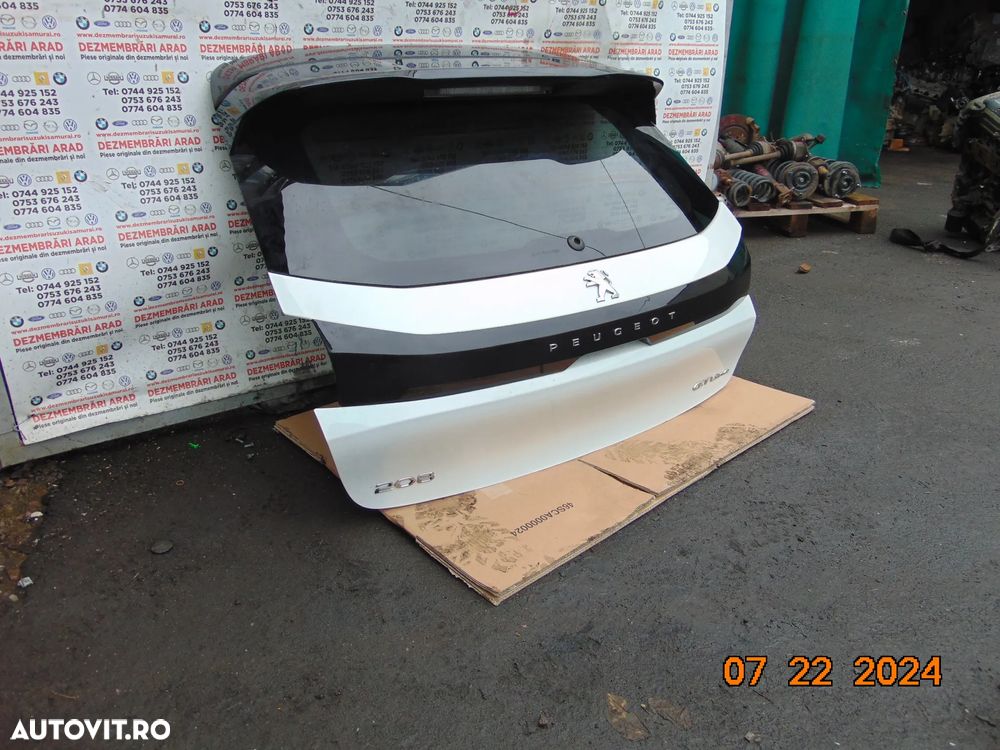 Haion Peugeot 208 dupa 2019 haion cu luneta peugeot 208 eleron haion - 4