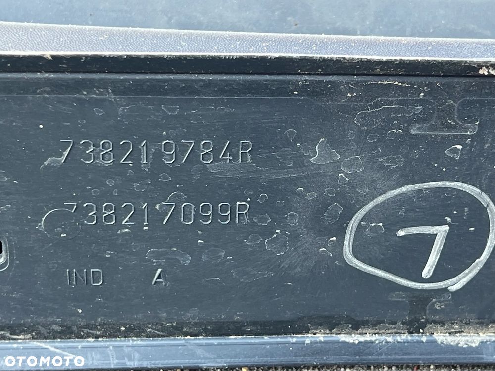 RELINGI RELING DACHOWY PRAWY LEWY ZAŚLEPKA DACIA DUSTER II 2 2017-2021 738219784R 738206669R - 7