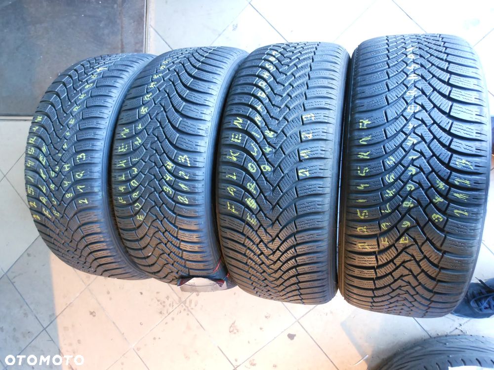 Opony 225/45r17 falken eurowinter hs01 7mm komplet  zima - 1