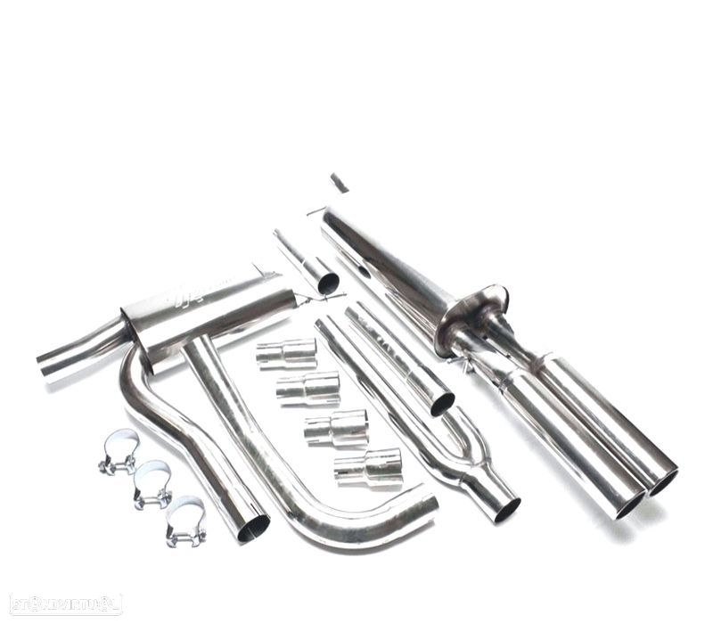 LINHA DE ESCAPE EM INOX AUDI A4 B5 - 1